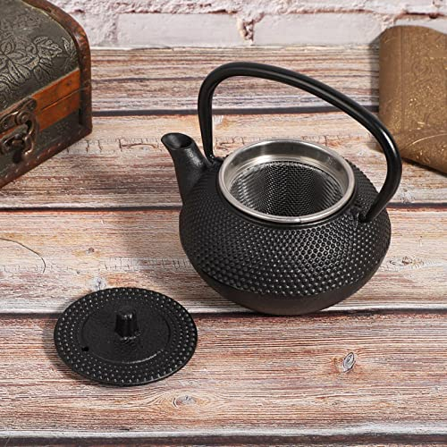 Service à thé en Fer, Théière en Fonte Pratique 0,3 L, Ustensiles à thé pour la Maison
