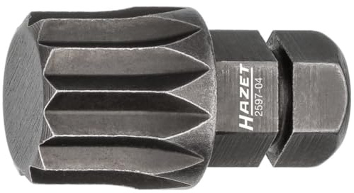 HAZET Bit - Sechskant 8 (5/16 Zoll) - Innen Vielzahn Profil XZN - M12