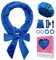 weiwei Lockenwickler Über Nacht, Samt Heatless Overnight Curls Band Locken ohne Hitze, 70 Haarwickler DIY Hair Curler Rollers Lockenband, 9 Stück Locken Set mit Schlafmütze für Langes Haar (Blau)