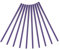 PATIKIL Barres de Reliure de 10 mm, 10 Pcs Barres de Reliure en Plastique à Glissière, Capacité de 70 Feuilles, Format A4, pour Couverture de Rapport, Bureau, Étude, Violet