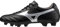 Mizuno Morelia II Club, Fußballschuhe für Herren, Schwarz Silber, 44 EU