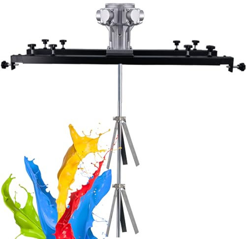 IBC Air Agitator, Pneumatic 1 Ton Tank Mixer Machine, Paint Stirring Machine, Folding Propeller, for Ink Dissolver, Mixing Rod Length (S300)