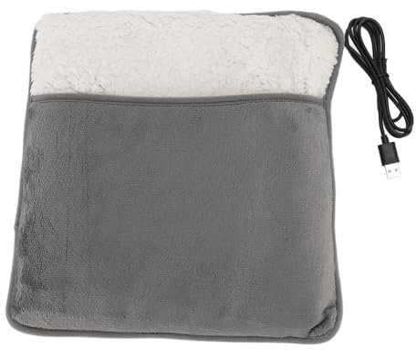 Elektrischer Fußwärmer, Tragbarer Fußwärmer mit Herausnehmbarem Futter, Konstante Temperatur, Waschbarer Bezug für Zuhause, Büro, Reisen