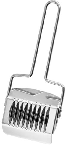 Stainless Steel Noodle Cutter,Noodle Lattice Roller Pasta Spaghetti Maker Kitchen Cooking Tools Pressing Dough Cutter Pasta Make Tool