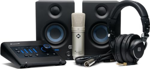 PreSonus Quantum ES Ultimate. Unser umfassendes Heimstudio-Aufnahmepaket mit USB-C Audio-Interface, Lizenz für die Aufnahmesoftware Studio One Pro, Eris-Studiomonitoren