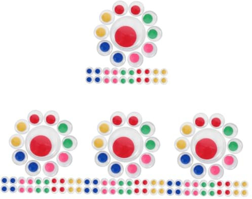 Tofficu 400piezas Oculares Autoadhesivos Para Manualidades Ojos Móviles De Para Muñecos Tarjetas De Cumpleaños y Proyectos