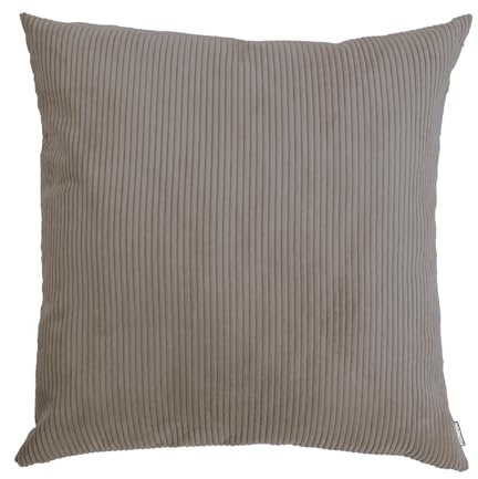 mokebo XXL Sofakissen 'Das Anschmiegsame', gemütliches Riesenkissen, XXL Kissen oder Jumbokissen mit Cordbezug, auch als Couchkissen, Liegekissen oder Bodenkissen in Taupe, 90x90x10 (B/H/T in cm)