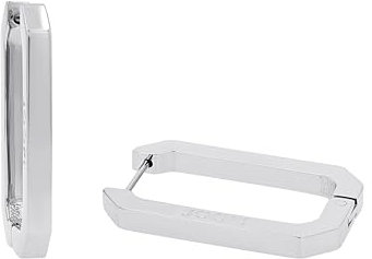 JOOP! Creolen Edelstahl Damen Ohrschmuck, 2,6 cm, Silber, Kommt in Schmuck Geschenk Box, 2039816