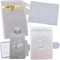 Ugozen Coffret Cadeau Homme ou Femme 5 pièces/Portes-Documents : Carte Grise, Passeport Étui Carte Bancaire RFID Étiquettes à Bagage. Idee à Offrir pour Noel ou Fêtes d’Anniversaire (Ensemble Gris)