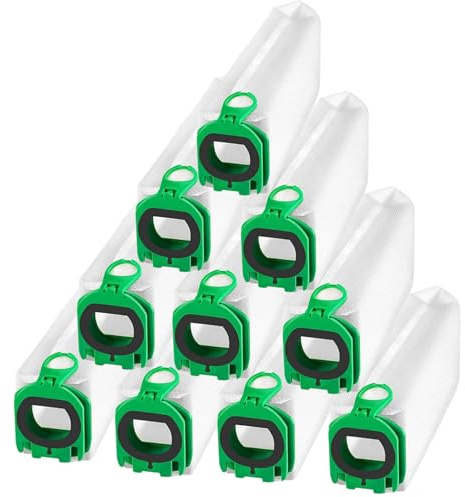 Aoonar – Lot de 10 sacs aspirateur de rechange compatibles avec Vorwerk Kobold VB100, FP100, VK100 – sacs hygiéniques haute performance avec fermeture automatique