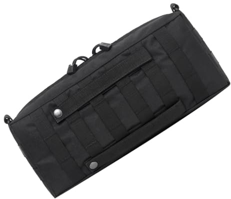 Kichvoe Tragbare Nylon Outdoor Tasche mit Großem Fassungsvermögen Kratzfeste Campingtasche und Umhängetasche für Wandern Angeln und Camping