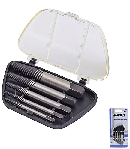 MAURER 2160750 Juego Extractores Conicos para Tornillos (5 Piezas)