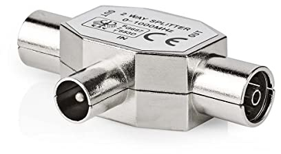 Koax-Splitter IEC (Coaxia l) männlich - 2X IEC (Coaxia