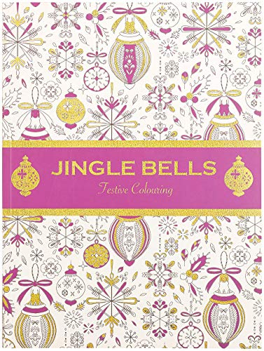 infactory Weihnachten-Malbücher: Malbuch für Erwachsene Jingle Bells mit 32 Wintermotiven (Malhefte, Bücher, Winter)