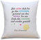 OWLBOOK Liebe um den Mond Flauschiges Kissen mit Liebesbotschaft Personalisiert mit Namen Geschenke Geschenkideen für Frauen zum Valentinstag Zierkissen mit Füllung
