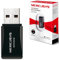 MERCUSYS Dongle Wi-Fi, N300 Mini Adaptador inalámbrico USB Wi-Fi para PC/Escritorio/portátil, Compatible con Windows 10/8.1/8/7/XP (MW300UM)