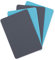 Dexas 6014PK6 Heavy Duty Grippmat Flexible Mini Cutting Board Set, Plastic, Gray/Turquoise/White/Green