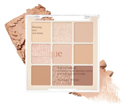 dasique Palette di ombretti n. 07 Milk Latte l Cruelty-Free l 9 tonalità sfumabili con finiture lisce, opache e brillanti con splendide perle