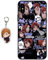 Staremeplz Compatible with iPhone XS Max Case Anime Design [With Figure Keychain], Soft Silicone Flexible TPU Animation Phone Case for iPhone XS Max
