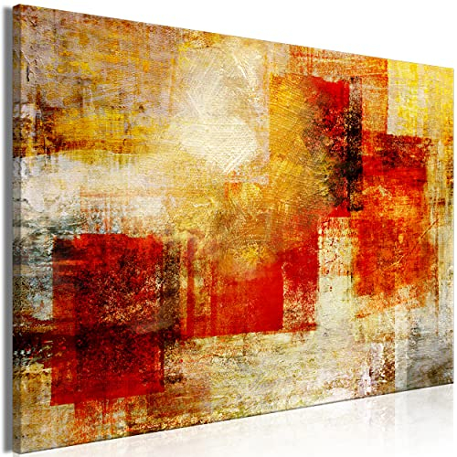 decomonkey Bilder Abstrakt 120x80 cm 1 Teilig Leinwandbilder Bild auf Leinwand Vlies Wandbild Kunstdruck Wanddeko Wand Wohnzimmer Wanddekoration Deko Modern Kunst