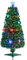 Yaheetech 4ft/120cm Fibre Optic Christmas Tree with Multicolor Snow Flake Lights Prelit Artificial Xmas Tree Holiday Decoration for Home/Office 1Pack