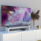Henor Elevador TV de Madera FSC® 90 x 35 x 15 cm Soporta 60 Kg. Blanco.