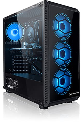 Megaport Gaming PC AMD Ryzen 5 4500 • OHNE Betriebssystem • GeForce RTX3060 12GB • 16GB DDR4 • 1000GB M.2 SSD • WLAN • Gamer pc Computer Gaming rechner