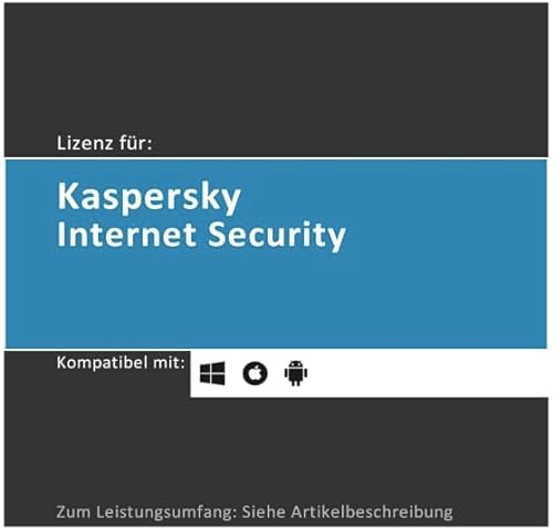 Lizenz per E-Mail für Kaspersky Internet Security Plus | 2025 | 3 Geräte | 1 Jahr | originale Vollversion | PC/Mac/Android | Lizenzcode per E-Mail (i. d. R. innerhalb von 24 Std.) von softwareGO