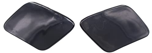 Doo Engy Kappe Scheinwerferreinigung Abdeckkappe Scheinwerfer Abdeckung Deckel Spritzdüsen Waschwasserdüse Scheinwerferwaschanlage Blende schwarz vorne links und rechts für A4 B6 8E 2000-2004