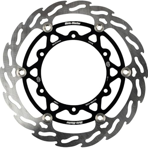 Oversized Front Brake Disc Flame Floating for optimal cooling and resistance...