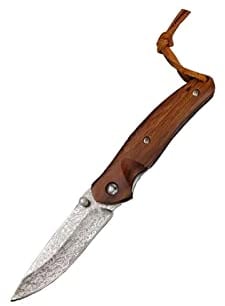 LMJIAANPU Multipurpose tools portable edc folding Wooden handle pocket cutter Tool for camping hiking.