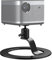Desktop Mini Projector Stand, 360° Rotation Angle Adjustable Stand with 1/4'' Mounting Screw and Ball Head, Aluminum Alloy Table Mobile Projector Mount Bracket for Projectors, Mic, Cameras, Webcam
