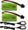 SM-3P Prise 7,4 V 2S 600 mAh Batterie et câble de charge USB Convient pour G03060R Camions RC amphibies / Batterie C60 2 Nouveau