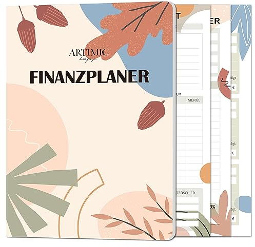 BIROYAL Budget Planer Deutsch - 96 Seiten Undatiert Finanzplaner - Budgetplaner mit Monatliches Budget, Ausgaben Tracker, Einsparungs und Einkommen - Kontrolle Ihres Geldes - Haushaltsbuch A5