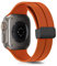 LanQii Correa Compatible con Apple Watch Series 10 46 mm/9/8/7 45 mm/Watch Ultra 2/1 49 mm, Deportes Silicona Correa para Apple Watch SE 2/1 44 mm/Watch Series 6/5/4 44 mm/3/2/1 42 mm, Naranja