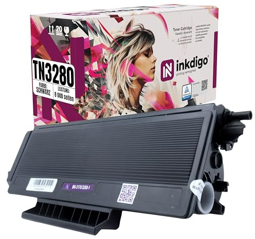 TN3280 TN-3280 XL - Premium TÜV Toner Schwarz Kompatibel für Brother DCP-8070D DCP-8080DN DCP-8085DN DCP-8880DN DCP-8890DW HL-5340 HL-5340D HL-5340DL HL-5340DN MFC-8370DN MFC-8380DLT