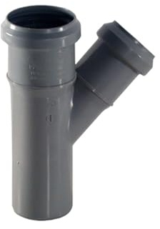 Raccordo Braga Ridotta 45° Innesto Tubo Scarico Fogna (125/50)
