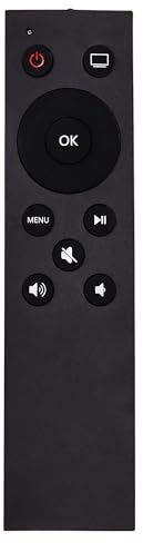 Riry Nouvelle télécommande Apple TV de remplacement Compatible Avec Apple 1, 2, 3, 5ème genération, Apple TV4 et Apple TV4K. (Compose de fonctions universelles pour d'autres Marques.)