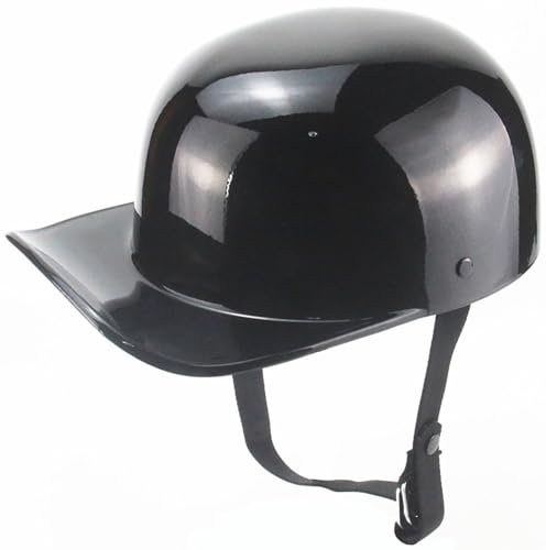 Casque De Moto, Vintage Casques Jet De Moto, Casques Bols ECE Homologué, Casques Vintage À Face Ouverte avec Boucle Réglable Dégagement Rapide, Cruiser Chopper Casque 3,XL=61-62cm