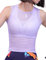 INBIKE Damen Fahrradweste Abnehmen Mesh Ärmellose Weste Leichtes Body Shaping Shirt Schnelltrocknend Atmungsaktiv Reflektierende Tank Tops Sommer Fahrradbekleidung Sporthemden Fahrradtrikot Lila L