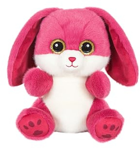 Gipsy Toys – Plüschtier – Hase Ruby „Cutydoos“ – 23 cm – Himbeerrosa – Weiches Plüschtier – Geschenk für Kinder – Kuschelfreund – Süßes und liebevolles Spielzeug