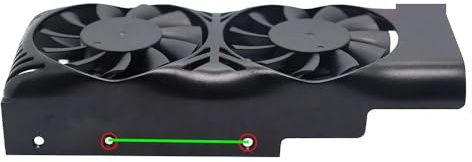 FDMOZRE Video-VGA-GPU-Kühler, Grafikkartenlüfter, DIY XY-D05510SH XY-D05510S HA5510M12F-Z für MSI GTX 1050 Ti 1050Ti lp-Profil(DIY MSI 1050Ti Fan)