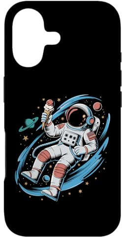 Hülle für iPhone 17 Astronaut Space Weltraum Design mit Planeten und Galaxie
