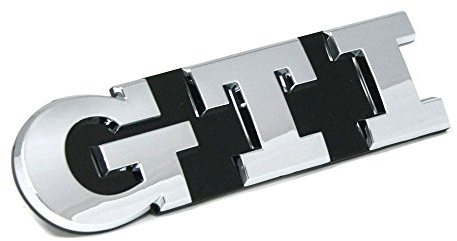 Volkswagen 5G0853679AFDPJ Schriftzug GTI vorn Kühlergrill Emblem chrom