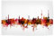 artboxONE Poster 30x20 cm Reise Stuttgart Germany Skyline Red - Bild Stuttgart Schwabenmetropole Stadtbild