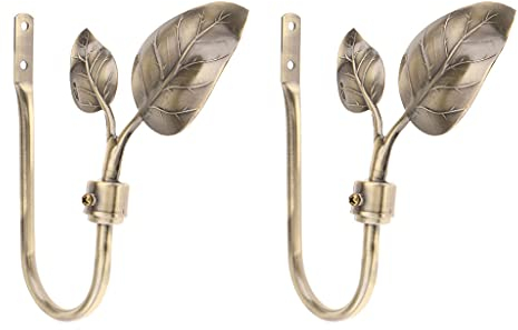 Gancio a Muro Decoraztivo Fermatende Tieback Hangers Holders per Tende, Drapeggio, Bronzo