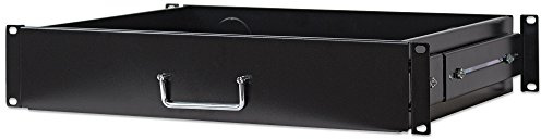 Intellinet 48,26 cm 19Zoll Schublade schwarz 2 HE 350 mm Fachbodentiefe ausziehbar Rack-Modul 2