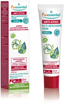 Puressentiel - Anti Pique - Crème Multi-Apaisante Bébé - Piqûres d'insectes et de végétaux - Actif 100 pourcent d'origine naturel - Calme démangeaisons et irritations - 30 ml