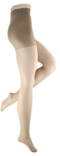 WILOX Damen Stützstrumpfhose mit leichter, gradueller Kompression transparent, matt VITAL 40 den