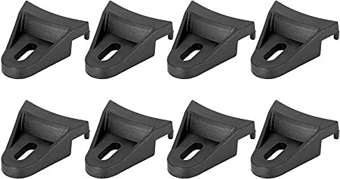 X AUTOHAUX 8uds Negro Coche Subwoofer Altavoz Parrilla Clips Abrazaderas Adecuado para 4 6 8